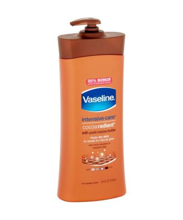 Vaseline Cocoa Rich Feeling Moisturizing Body and Face Lotion 600 Ml - Buy Online on GoSupps.com