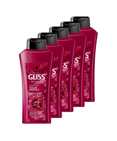 Gliss Schwarzkopf Gliss Shampoo Color Tr 5 Pieces X 525 ml