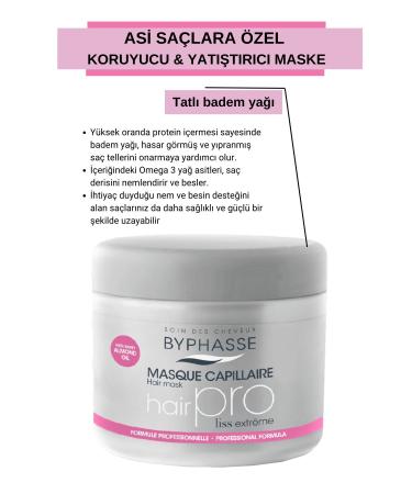 BYPHASSE Hair Pro Protective and Soothing Care Mask for Unruly Hair 500ml - Buy Online on GoSupps.com
