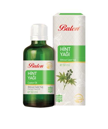 Balen 3 Boxes Castor Oil Natural Herbal Fixed Oil Cold Press 50 Ml. Hair and Skin Care Oil Castor Oil - Buy Online on GoSupps.com