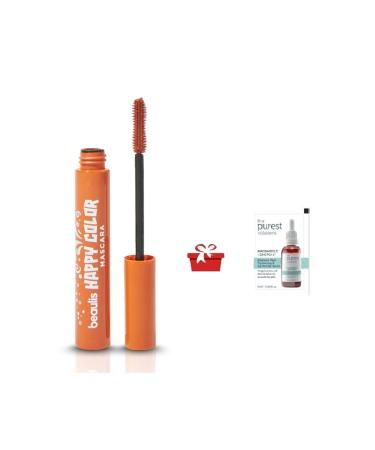 beaulis Festival Fun Mascara Happy Color Mascara Eye Makeup Colorful Orange Fest