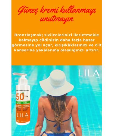 Lila Soft Spf+ 50 Sun Cream for Normal and Combination Skin 100 ml - Buy Online on GoSupps.com