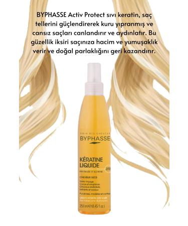 BYPHASSE Liquid Keratin High Protection Smoothing for Dry Hair 250ml - Buy Online on GoSupps.com