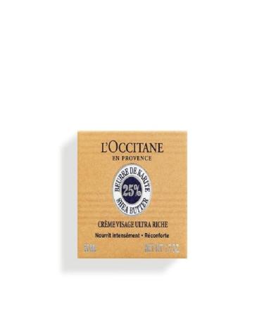 L'Occitane Organic Shea Butter-Glycerin Softening Intensive Moisturizing Cream 50ml - Buy Online on GoSupps.com
