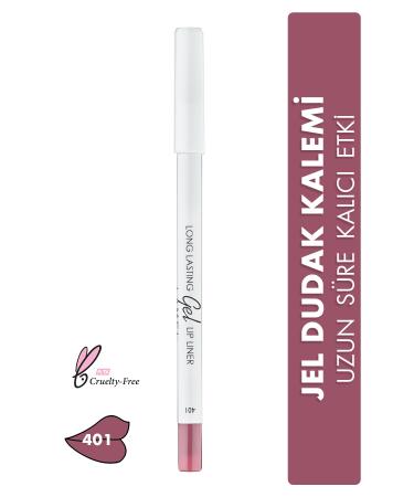 Lamel Cosmetics Lamel Long Lasting Gel Lip Permanent Gel Lip Pencil Nude No 401