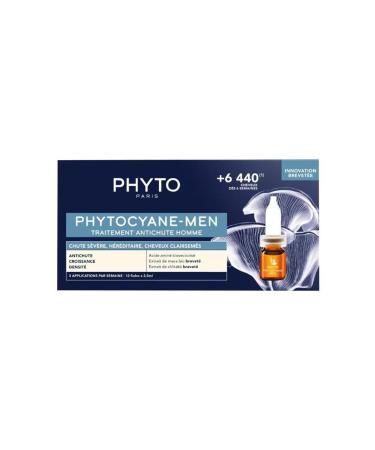 Phyto Phytocyane-Men Anti Hair Loss Care for Men 12 Ampoules x 3.5 ml