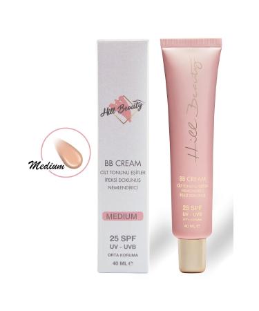 Hill Beauty Turkey Hyaluronic Acid Effective Anti-Spot Brightening BB Cream Medium 25 Spf 40ml - Buy Online on GoSupps.com