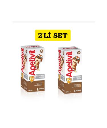 LedaPharma Apetivit Multivitamin 200ml X 2 Pieces
