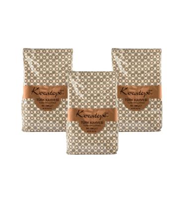 KOCATEPE KAHVE Turkish Coffee 1 Kg X 3 Pack