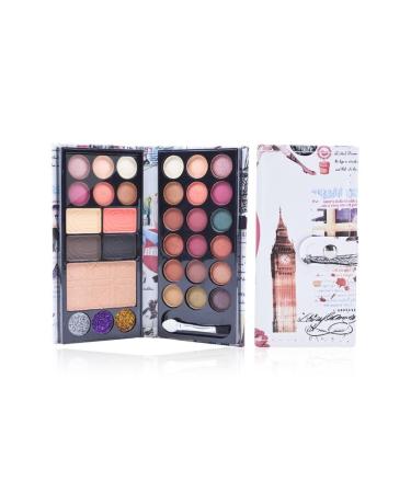MUJGAN 2-Fold Wallet Eyeshadow - Blush - Powder Set White London D