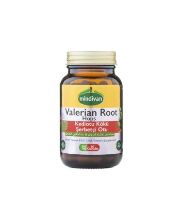 Mindivan Catnip Extract & Hops Extract 60 Capsules 500mg (2 Pieces)