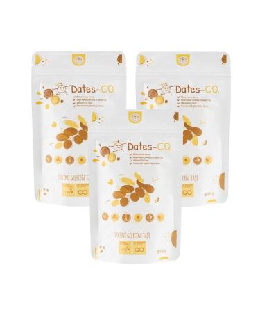 Dark Brown Date and Walnut Additive-Free Fruit Ball Healthy Snack 3x100 gr