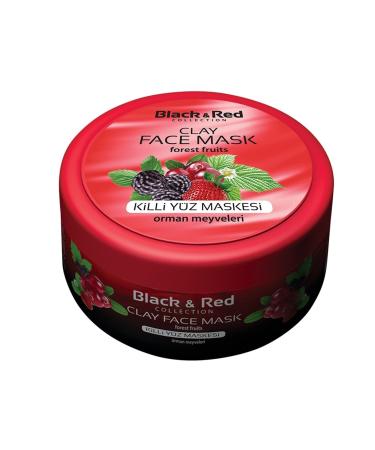 Black Red Black & Red Peelable Black Face Mask Purifying 250 ml - Clay Face Mask Forest Fruit 400gr - Buy Online on GoSupps.com