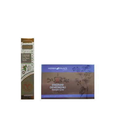 myfarmaex Artichoke Thistle Extract + Herbal Palace Artichoke Thistle Mix Tea Advantageous Package