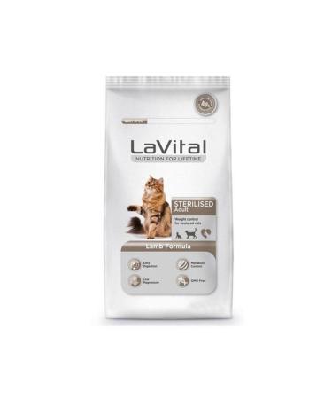 La Vital Sterilesed Lamb Meat Sterilized Adult Cat Food 12 KG