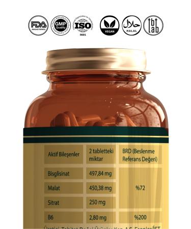 Tabitat Natural Magnesium Bisglycinate/malate/citrate + Vitamin B6 - Vitamin D3 Cholecalciferol - Buy Online on GoSupps.com