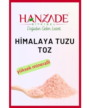 Hanzade Herbal Pink Himalayan Salt Powder 1 Kg x 3 Pieces - Buy Online on GoSupps.com