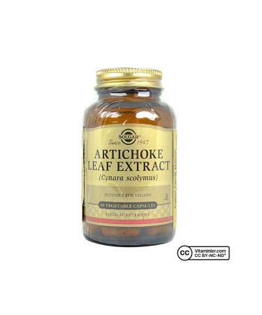 Solgar Artichoke Leaf Extract 60 Capsules - UNFLAVOURED