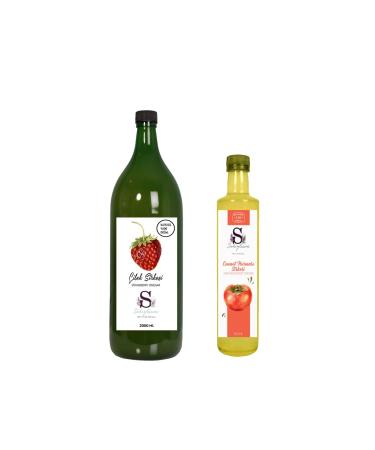 Suheylaana Natural Strawberry Vinegar 2000 Ml - Natural Persimmon Vinegar 500 Ml