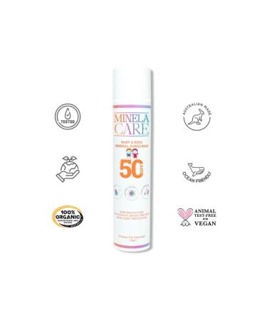 Minelacare Sensitive and All Skin Types Baby & Child Sun Cream SPF50 110 gr