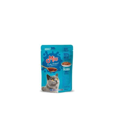 Mio Tt282 Mio Salmon Pouch Cat Food 100 Gr X 24 Pcs.