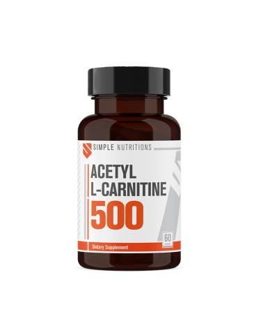 Simple Nutritions Acetyl L-Carnitine 500 mg 60 Capsules