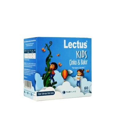 Tab Lectus Kids Zinc Copper 60 Sachets - UNFLAVOURED