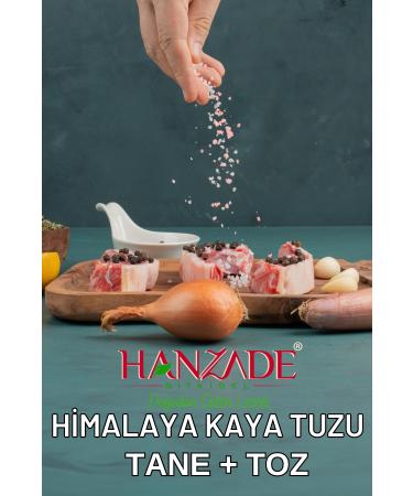 Hanzade Herbal Pink Himalayan Salt Powder and Grain Set of 2 1 Kg + 1 Kg - Buy Online on GoSupps.com