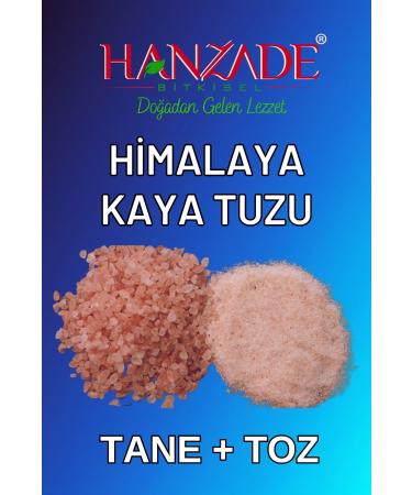 Hanzade Herbal Pink Himalayan Salt Powder and Grain Set of 2 1 Kg + 1 Kg - Buy Online on GoSupps.com