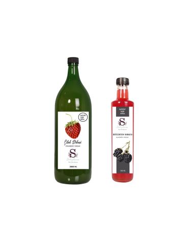 Suheylaana Natural Strawberry Vinegar 2000 Ml - Natural Blackberry Vinegar 500 Ml