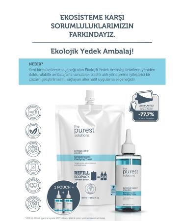 The Purest Solutions Revitalizing Pore Tightening Glycolic Acid Toner for All Skin Types Ecological Refill Pack 400 Ml - Buy Online on GoSupps.com