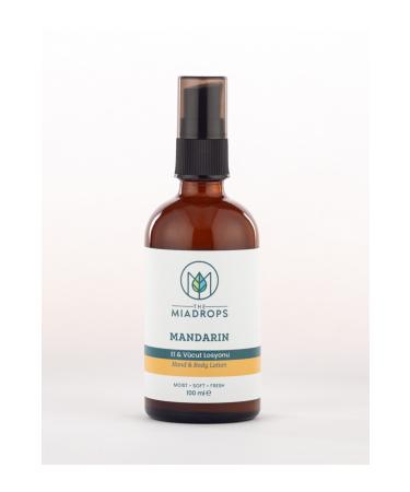 The Miadrops Mandarin Natural Hand & Body Lotion 100 ml