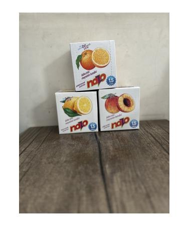 NAZO Powder Drink Lemon&Orange&Peach 24lux3