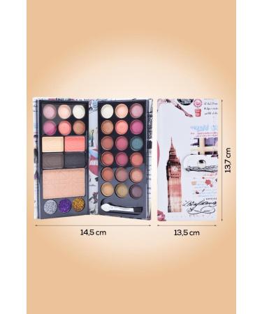 MUJGAN 2-Fold Wallet Eyeshadow - Blush - Powder Set White London D - Buy Online on GoSupps.com