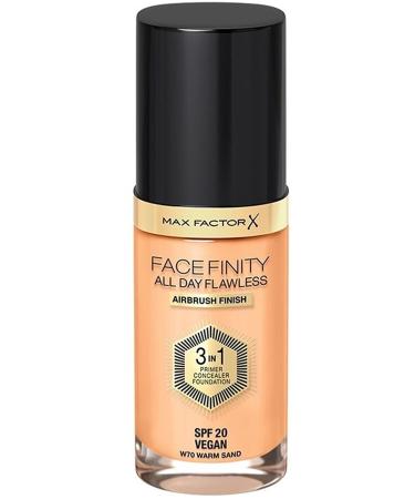 Max Factor Facefinity 3 in 1 Long-lasting Foundation 70 Warm Sand