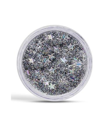 The Beauty Band Electric Feels- Face and Body Glitter - Silver Glitter Stars