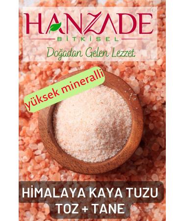 Hanzade Herbal Pink Himalayan Salt Powder and Grain Set of 2 1 Kg + 1 Kg - Buy Online on GoSupps.com