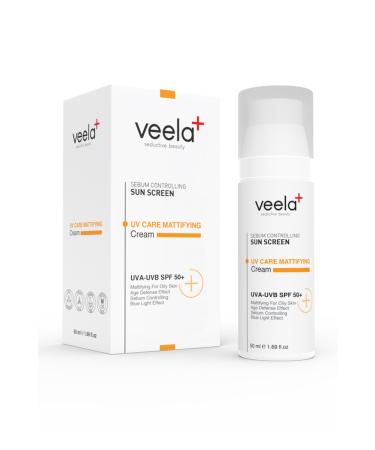 VEELA Mattifying Sun Cream Uv Care Mattifying Cream 50 Spf+ - Buy Online on GoSupps.com