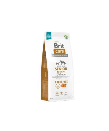 Brit Care Grain-Free Salmon Sensitive Skin Old Dog Food 12 Kg