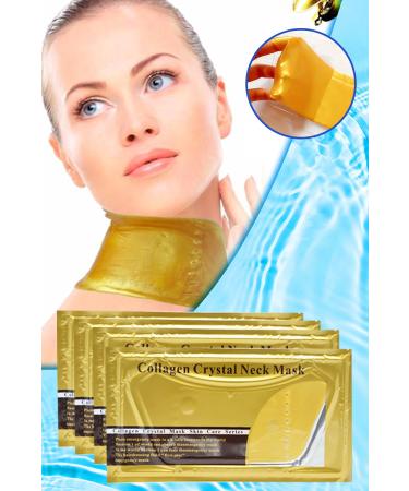 Xolo Double Chin Neck Collagen Mask Firming Moisturizing Neck Mask 4 Pieces Collagen Lift Masks - Buy Online on GoSupps.com