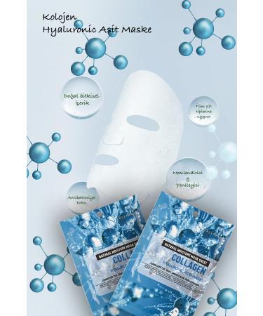 Dahaus 5 Piece Moisture Bomb Hyaluronic Acid Mask Collagen Essence Instant Effect XLM236 - Buy Online on GoSupps.com