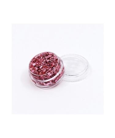 The Beauty Band Glam Rose - Glitter Gel - Face and Body Glitter - Makeup Glitter - Pink