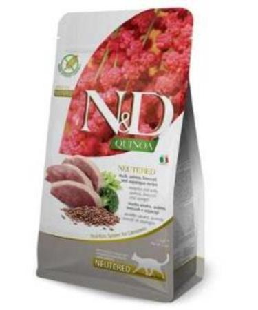 N & D ND Quinoa Grain-Free Duck and Asparagus Sterilized Adult Cat Food 1.5kg