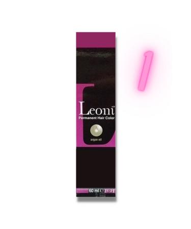 Leoni Hair Dye 1+2 Black 1