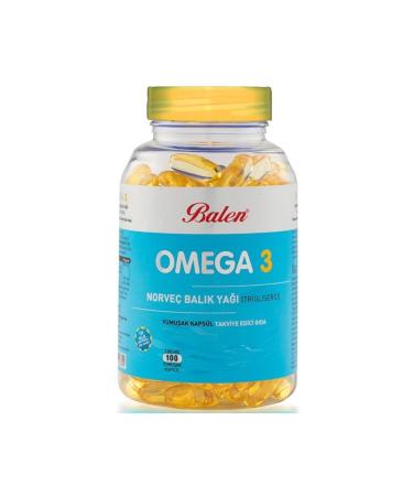 Balen Omega 3 Norwegian Fish Oil 1380 Mg 100 Pieces