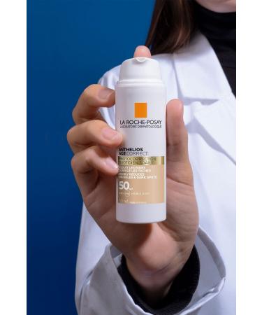 La Roche Posay Anthelios Age Correct Spf50 Face Sun Cream with Color Concealer 50 ml LRPosay. - Buy Online on GoSupps.com
