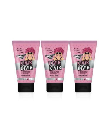 Hobby CURLY CURLY CURLING GEL NO: 4 TUBE 150 ml x 3 PIECES