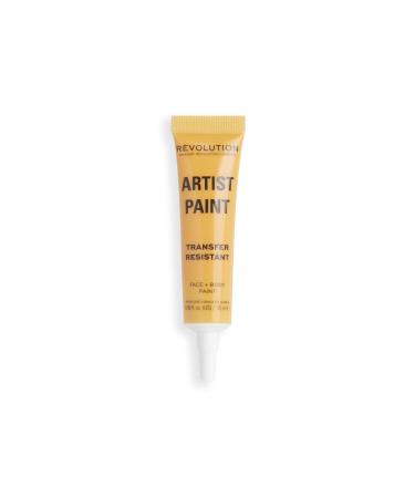 Revolution Artist Collection Face & Body Paint Yellow - Gel Face Paint Yellow