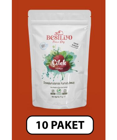 Bestliyo Freeze Dry Freeze Dried Strawberry 15gr (10 PACKS)