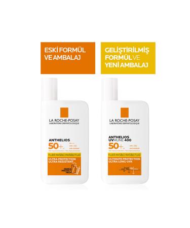 La Roche Posay Anthelios UVmune Fluid Sun Cream SPF50+ 50ml - Buy Online on GoSupps.com